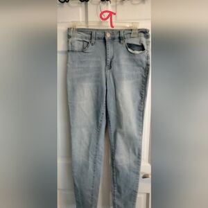 YMI Women's Straight Leg Jeans in Light Blue